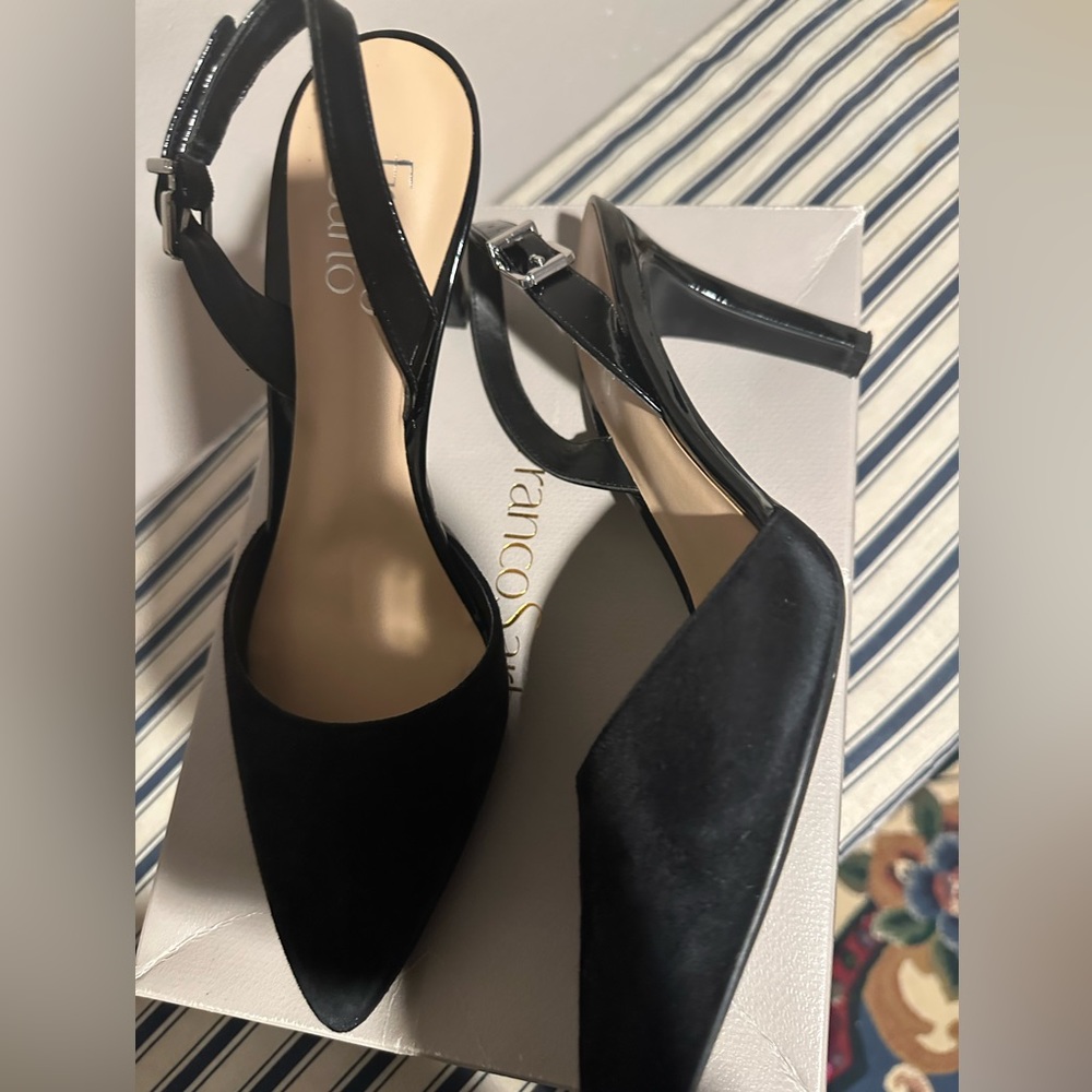 Franco Sarto  Ablaze suede gently used